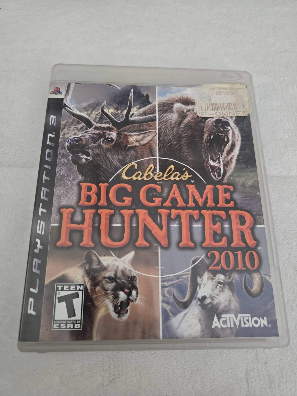 Cabela's Big Game Hunter 2010 - Orange and Black Cover Art